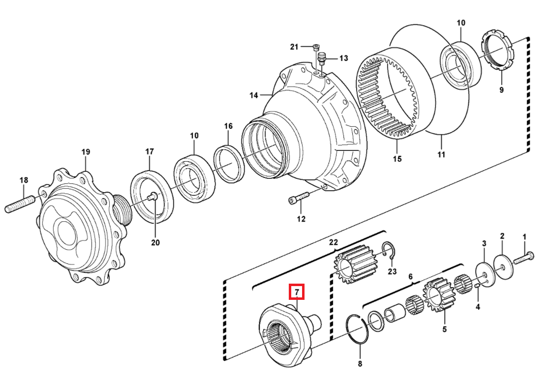 СПУТНИКОВАЯ КОРЗИНА VOLVO BL60 70 71 11716593