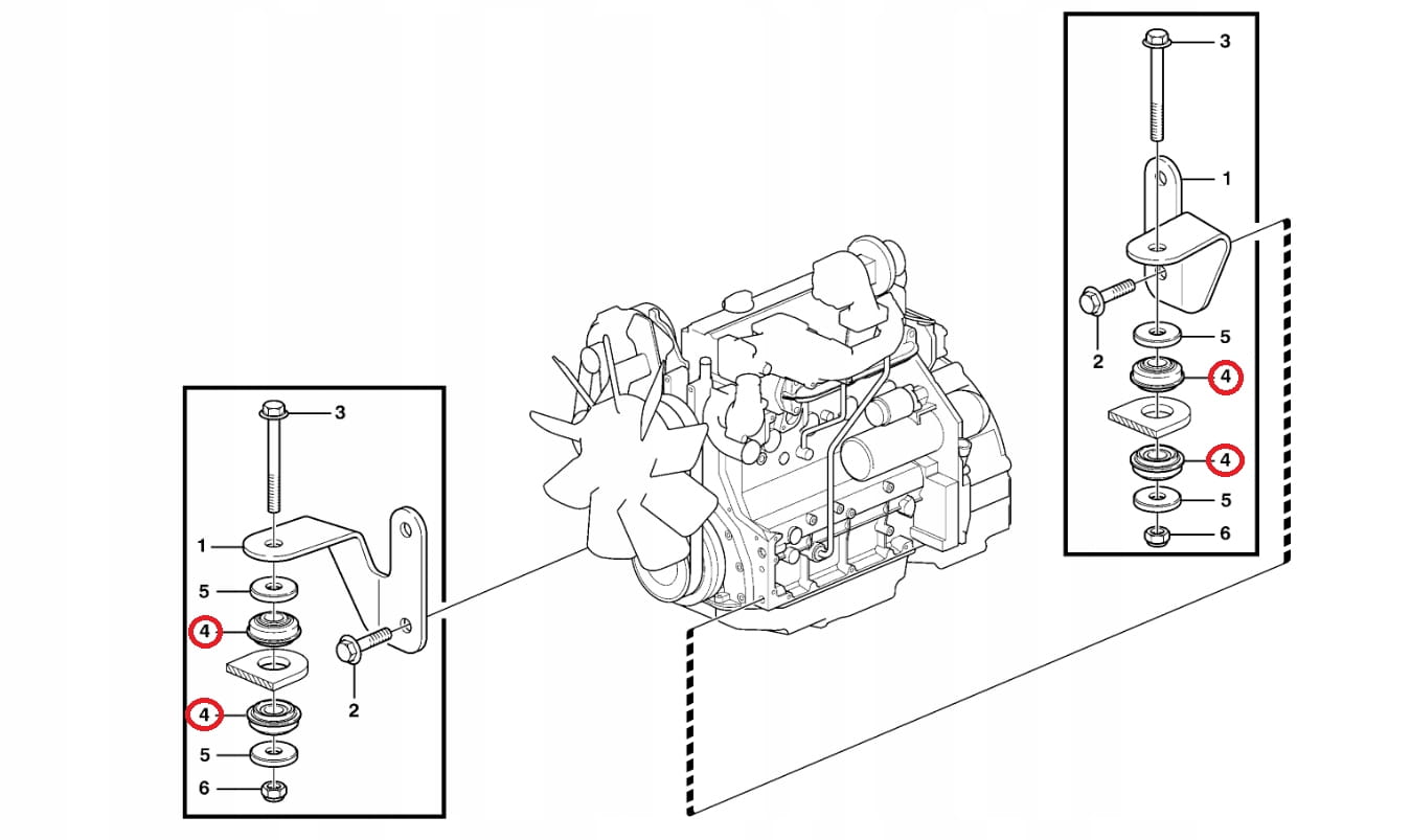 ПОДУШКА ПОД МОТОР VOLVO BL61 BL71 11884790