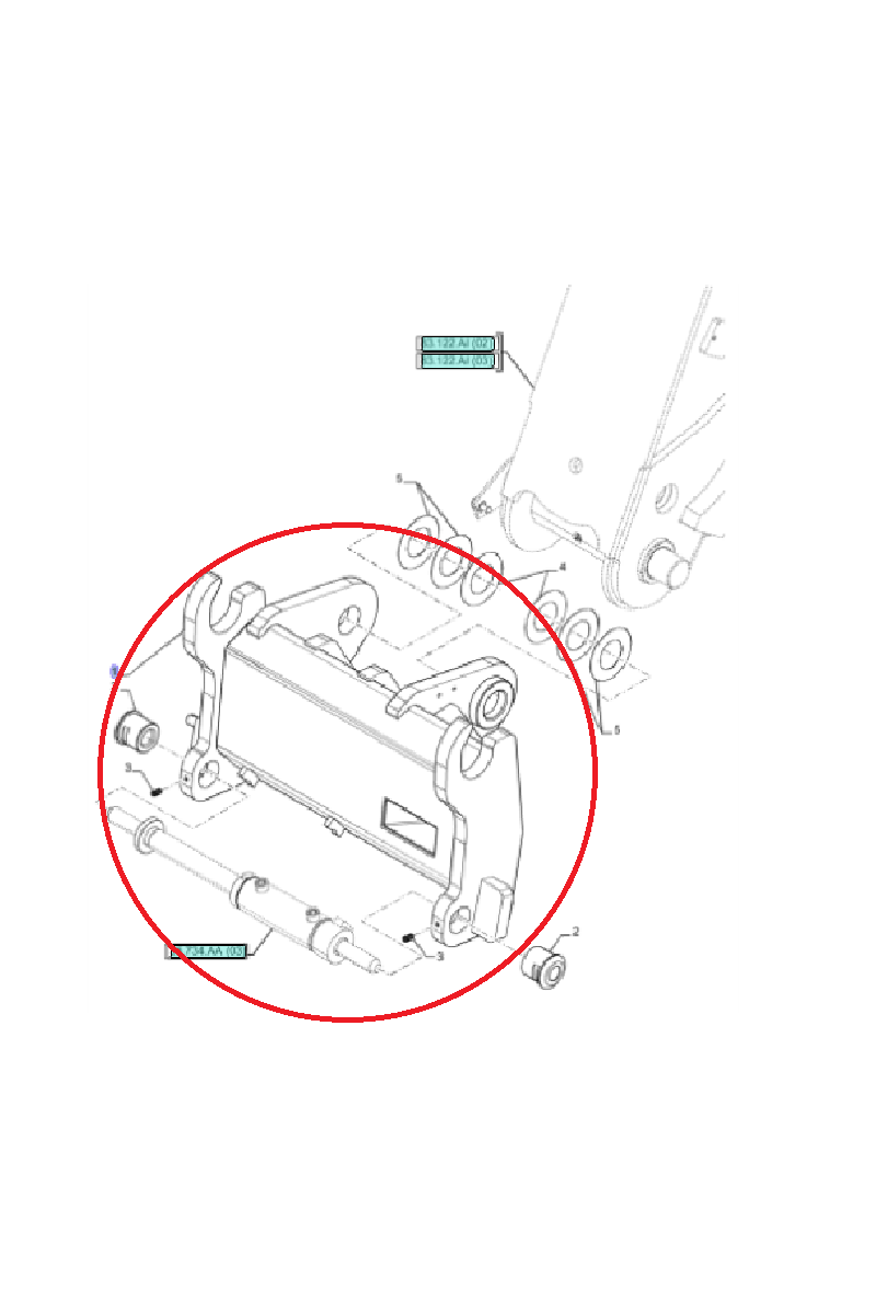 Наплечник New Holland LM 47957806 - 47855432